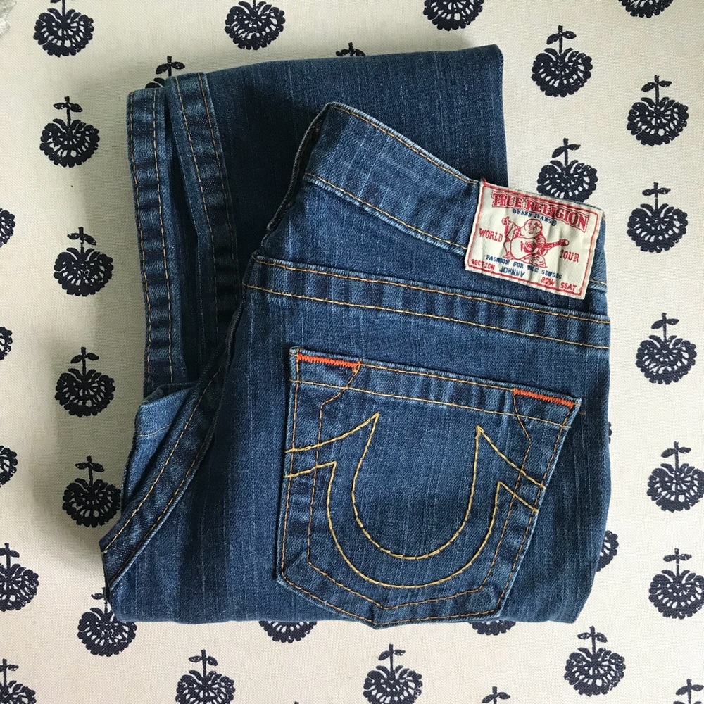 True Religion Women’s Straight Leg Johnny Jeans